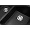 Msi Black Double Bowl 33in X 19in Quartz Undermount 50/50 Kitchen Sink ZOR-QTZ-DBSNK-0100 - alternate 7